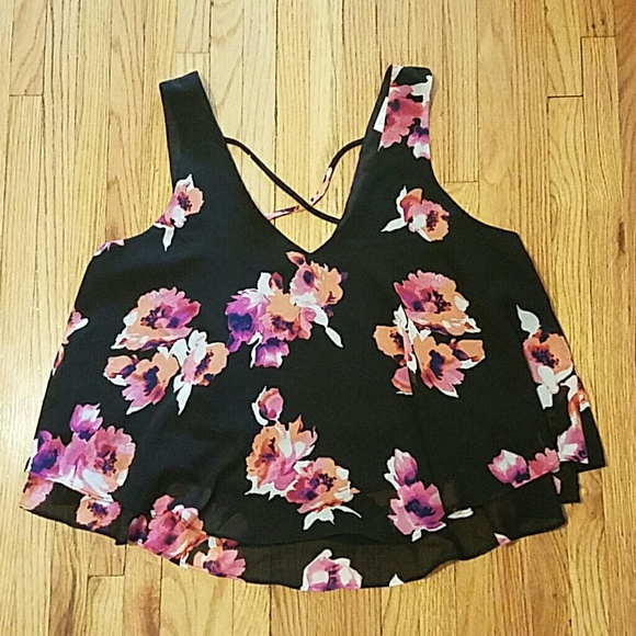 Decree Tops - Decree Floral Tank